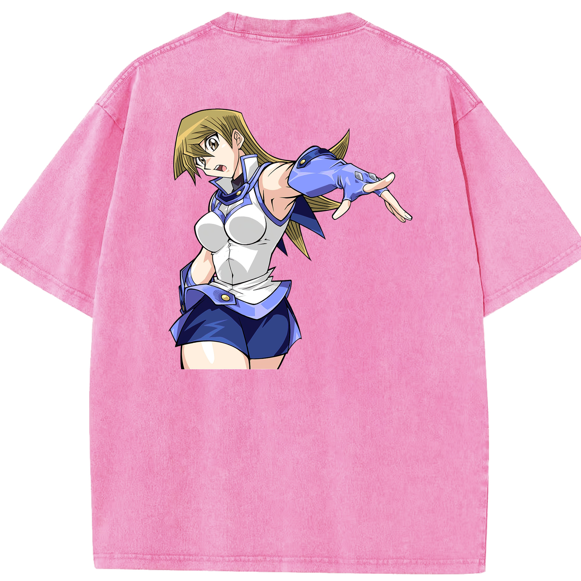 （画像用） 遊☆戯☆王 Yu-Gi-Oh! 綿100% ヴィンテージ風 半袖Tシャツ（背面プリント）